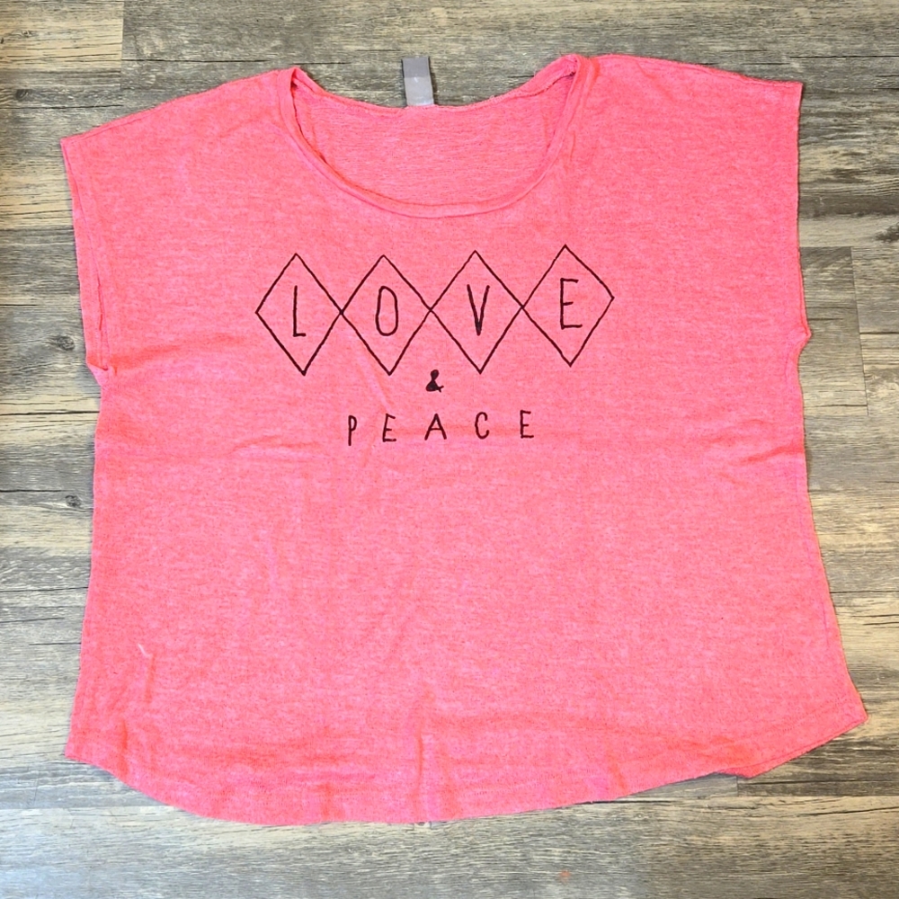 Love & Peace sleeveless shirt